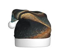 HJFCZH Shiny Quicksand Prints Christmas Hat for Adult | Plush Holiday Throw, Festive Party Accessory, Durable & Reusable Year After Year
