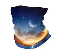 HJFCZH Sky with Moon Prints Performance Polyester Headband Multi-Purpose Sports Towel - Soft Breathable Quick Dry Cover