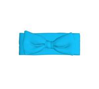 HJFCZH Solid color light blue Prints Baby Bow Headband - Soft & Stretchy Newborn Hair Accessory for Photo Shoots & Baby Shower Gifts - Gentle Knit Layer for Infants 0-6 Months