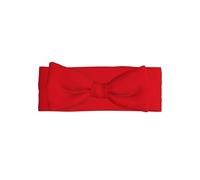 HJFCZH Solid color red Prints Baby Bow Headband - Soft & Stretchy Newborn Hair Accessory for Photo Shoots & Baby Shower Gifts - Gentle Knit Layer for Infants 0-6 Months