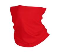 HJFCZH Solid color red Prints Multi-Functional Sport Throw - Seamless, Quick-Dry Headwear for Hiking, Cycling, and Beyond!