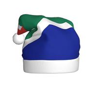 HJFCZH South Africa flag Printing Christmas Hat for Adult Making It a Fun and Durable Gift for Men and Women