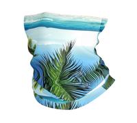 HJFCZH Sports Headband - Seamless Elastic Throw for Running, Yoga | Outdoor Adventures Tropical Palm Tree Hawaii Beach Printing