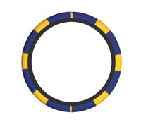 HJFCZH Steering Wheel cover Throw - Durable Neoprene Car Cover | Non-Slip Grip & Easy Installation Flag of Barbados Printing