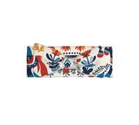 HJFCZH Swedish Dala Horse Folk Prints Baby Bow Headband - High-Grade Polyester & Spandex Knit Throw for Newborns - Soft, Stretchy & Adorable for Baby Girls 0-6 Months