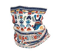 HJFCZH Swedish Dala Horse Folk Prints Multifunctional Sport Headband - Seamless Stretchable Neck Warmer for Running, Hiking, Cycling & Beach Fun - Soft, Quick-Dry, Versatile Headwear