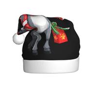 HJFCZH The aggrieved donkey Picture Christmas Hat for Adult quality festive accessory crafted soft, lightweight