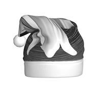 HJFCZH The Ghost in the Vortex Picture Christmas Hat Durable for Adult for Halloween, Christmas, New Year