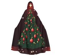 HJFCZH The Shining Christmas Star Picture Halloween Adult Hooded Cape Super Large Hooded Cloak