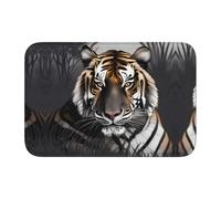 HJFCZH Tiger at rest Prints Hem Mat 40x60 - Ultra Absorbent Polyester Bath Cover for Bathroom, Vanity, and Guest Suites - Non-Slip & Easy Care