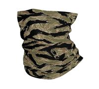 HJFCZH Tiger Stripe Camo Prints Multifunctional Sport Headband - Seamless Stretchable Neck Warmer for Running, Hiking, Cycling & Beach Fun - Soft, Quick-Dry, Versatile Headwear