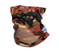 HJFCZH Tree in The Fall Prints Multi-Functional Sport Throw - Seamless, Quick-Dry Headwear for Hiking, Cycling, and Beyond!