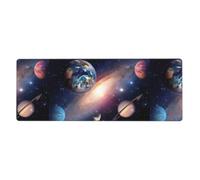 HJFCZH Universe Planet Mouse Pad 12x31.5in Extended Desk Protector