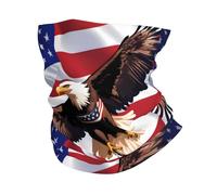 HJFCZH USA Patriotic Eagle with American Flag Prints Performance Polyester Headband Multi-Purpose Sports Towel - Soft Breathable Quick Dry Cover