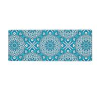 HJFCZH Vintage Mandala Flowers Mouse Pad 12x31.5in Extended Desk Throw