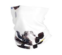 HJFCZH Watercolor Cow And Daisy Flower Prints Multifunctional Sport Headband - Seamless Stretchable Neck Warmer for Running, Hiking, Cycling & Beach Fun - Soft, Quick-Dry, Versatile Headwear