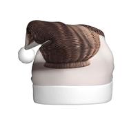 HJFCZH Wicker basket Picture Christmas Hat for Adult quality festive accessory crafted soft, lightweight