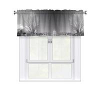 HJFCZH Willow Tree Prints Kitchen Window Cover - 54x18 Inch Peach Skin Valance for Soft Lighting & Easy Style