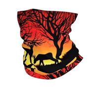 HJFCZH Winter Nature Deer Prints Performance Polyester Headband Multi-Purpose Sports Towel - Soft Breathable Quick Dry Cover