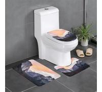 HJFCZH yosemite national park Prints 3 Piece Bathroom Rugs Set 24x16in Ultra Soft & Absorbent Throw Rugs for Comfort & Style