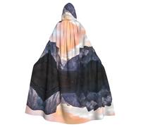 HJFCZH yosemite national park Prints Hooded Cloak - Extra Large Cape with Drawstring, Cozy Layer