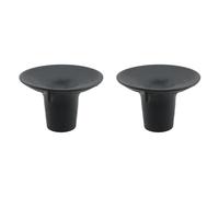 HJGarden 2PCS 28MM Rubber Suction Cup Chair Foot Pads Heavy Duty Anti Slip Thickened Wear Resistant Pads for Shower Chairs and Bathtub Stools Black