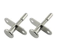 HJGarden 2PCS Stainless Steel Plunger Latches Spring-loaded Spring Latch