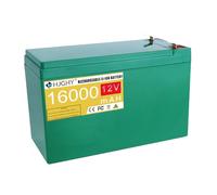HJGHY 12V 8Ah 12Ah 16Ah 20Ah Rechargeable Electric Sprayer Spare Battery Pack 12V Lithinum Ion Battery for Solar Light/Spraying Machine Battery,12V16Ah