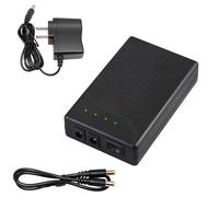 HJGHY 12V Lithium Batteries 2000mAh 2500mAh 3000mAh 3400mAh Portable Power Bank Battery for LED Strip/CCTV Camera/Router 12V Replaceable Battery with Charger,12V2500mAh