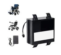 HJGHY 24 Volt Electric Wheelchair Mobility Scooter Battery 24V 12Ah 15Ah 20Ah 25Ah Rechargeable Lithium ion Battery Pack with Charger for 0-600W Motor,GX20,24V 12Ah
