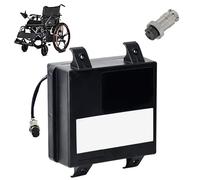 HJGHY 24 Volt Lithium Battery Pack 24V 12Ah 15Ah 20Ah 25Ah Electric Wheelchair Battery for 280W-600W Motor Kits 24V Replaceable Batteries with BMS,GX20 24V20Ah