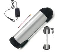 HJGHY 24V 15Ah, 48 Volt 10Ah Ebike Kettle Shape Downtube Lithium Battery 24V 36V 48V 8Ah 10Ah 13Ah 15Ah 17.5Ah 18Ah Electric Bike Bottle Shape Battery with Charger