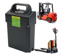 HJGHY 24V 20Ah Forklift Battery 24 Volt Lithium Iron Phosphate Battery for Logistics Truck/Loading and Unloading Truck 480W Motor Kits with Handle,24V 20AH without light