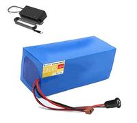 HJGHY 24V 36V 48V 20Ah Ebike Lithium Battery 52V 60V 72V E-Bike Electric Scooter Motorcycle Bicycle Li-ion Battery with T-Plug and Charger,48V 20Ah