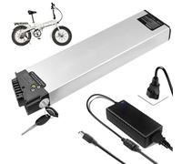 HJGHY 36V 13Ah 15Ah Lithium Battery Pack 48V 10.4Ah 12Ah Built-in Lithium Battery with Charger and Safety Lock Down Tube Battery for 0-700W Motor Kits,48V14Ah