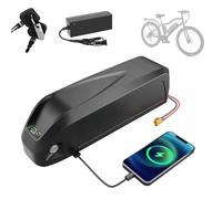 HJGHY 36V,20.8Ah, Ebike Lithium Li-ion Battery 36V 48V 52V 13Ah 15Ah 17.5Ah 20.8Ah 21Ah 14Ah 10Ah Downtube Electric Bicycle Batteries with Safe Lock, Led Indicator Light