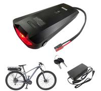 HJGHY 36V 20Ah 26Ah Li-ion Battery 48V 17.5Ah 20Ah Rear Rack Lithium Battery 52V 15Ah 21Ah E-bike Batteries with Charger for 720W-1200W Motor Kits,36V22.5Ah