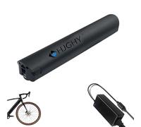 HJGHY 36V 48V 10.4Ah 13Ah 15Ah 17.5Ah E-Bike Hidden Lithium Li-ion Battery Pack Downtube Replacement Lithium-ion Batteries with Indicator Light Charger,48V,10.4Ah
