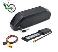 HJGHY 36V Ebike Lithium Battery 48V 10.4Ah 13Ah 15Ah 18.2Ah 23.4Ah Downtube Lithium-ion Pack for Mountain Bike Motor with 4Pin Base Indicator Light, Safe Lock,36V,13Ah