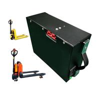 HJGHY 48V 15Ah, 24V 20Ah 25Ah Electric Pallet Truck Stacker Batteries 48V 10Ah 15Ah 30Ah Forklift Battery with Charger and Handle for 250W-1500W Motor Conversion Kits