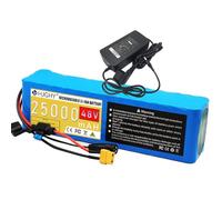 HJGHY 48V 25Ah Electric Vehicle Lithium Battery Pack 48V 12Ah 14Ah 20Ah Lithium Ion Battery with Fuse for 550W-1200W Electric Bike Motor,48V25AH