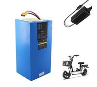 HJGHY 48V,30Ah, 48V 30Ah 40Ah Electric Motorcycle Battery 48V 50Ah 60Ah 70Ah Ebike Scooter Lithium ion Battery with Charger for 0-3500W Moped Motorcycle Motor