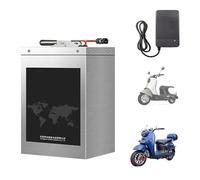 HJGHY 48V 60V 72V 35Ah 45Ah Electric Motorcycle Ebike LiFePO4 Battery 48 Volt 60 Volt 72 Volt Lithium Iron Phosphate Battery for Moped Electric Scooter Motor,60V,35Ah