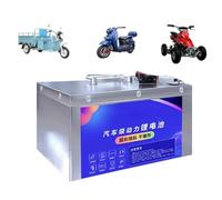 HJGHY 48V 60V 72V 50Ah 60Ah 70Ah Electric Motorcycle Battery Pack Lithium LiFePO4 Battery with Charger for 0-4500W Moped Tricycle Motor,72V,60Ah