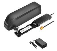 HJGHY 4Pin,48V 10.4Ah, 24V 36V 48V 52V 10Ah 13Ah 15Ah 17.5Ah 20Ah Ebike Downtube Lithium Battery Rechargeable Lithium Battery with BMS and Charger for 0-1000W Electric Bicycle Motor