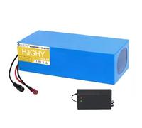 HJGHY 60V 10Ah, 36V 48V 10Ah 12Ah 15Ah 18Ah 20Ah 8Ah Ebike Lithium Li-ion Battery 60V 72V 10Ah 15Ah 20Ah Electric Bicycle Battery for 0-1500W Moped Motorcycle Motor with Charger