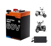 HJGHY 60V 20Ah 50Ah Electric Motorcycle LiFePO4 Battery 60 Volt Lithium Iron Phosphate Lithium Battery Pack with Charger for Tricycle Scooter Moped,60V,20Ah