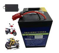 HJGHY 60V 30Ah, 48V 20Ah 30Ah Electric Motorcycle Battery 60V 20Ah 30Ah Lithium Li-ion Battery Moped Tricycle Backup Batteries with Charger for 0-1800W Motorcycle Motor