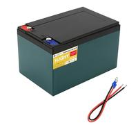 HJGHY ,A,12V 12Ah, LiFePO4 12V 12Ah Rechargeable Lithium Iron Phosphate Battery with BMS 4000 Deep Cycle for Kids Car Solar Power Stock Off Grid Application Fish Finder