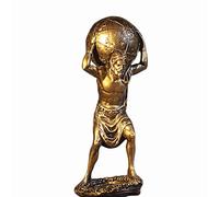 HJGHY Atlas Statue, Bronze Greek Titan Atlas Carrying The World Statue Roman God of Heaven and Astronomy Sculpture